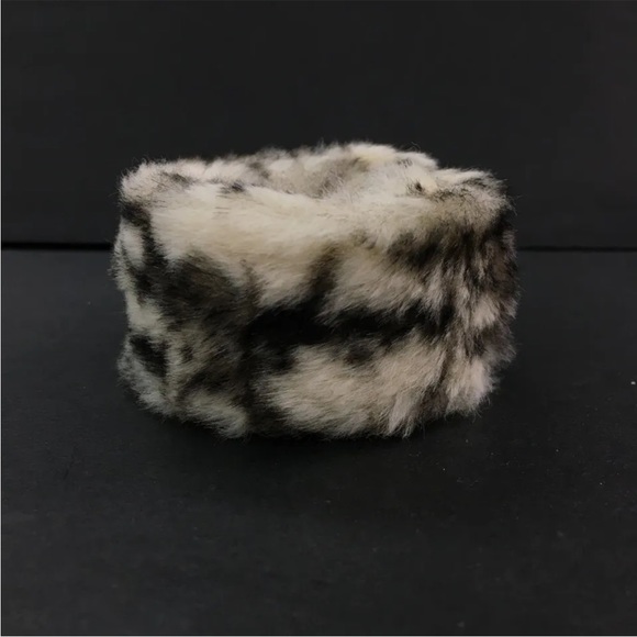 Christian Dior Monogram Trotter Fur Slap Cuff Bracelet - includes COA - Picture 2 of 9